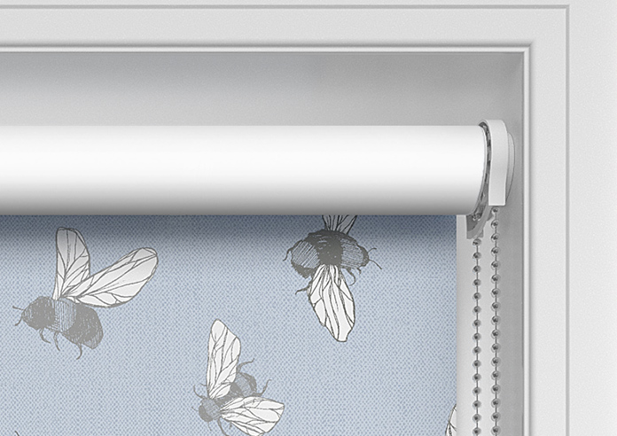 Busy Bee, Bright Blue - Twist&Fit Roller Blind - Image 11